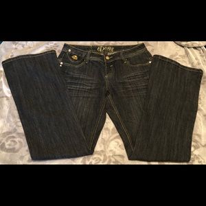 House of Dereon Dereon Flare Denim Jeans